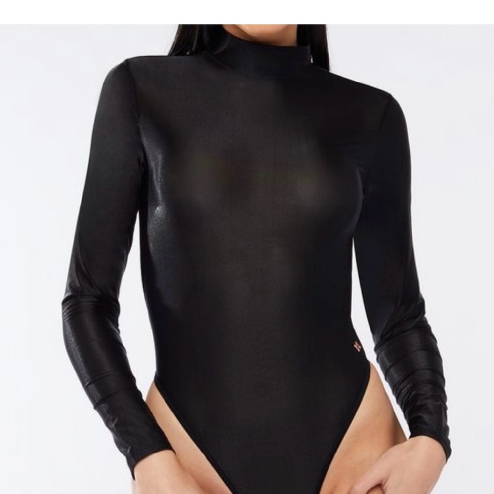 Savage Fenty  Long Sleeve Sheer Bodysuit